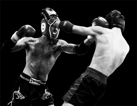 Incontro di thai boxe